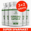 GREEN NUTRITION Kurkuma Kapseln 3+2 GRATIS -Enthält Curcumin & Piperin