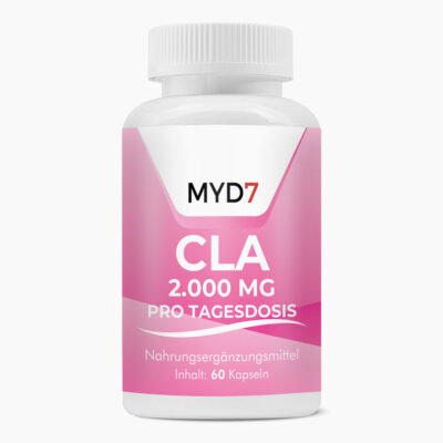 CLA Kapseln (60 St.) (MHD SALE) | Supplement mit konjugierter Linolsäure - 2000 mg pro Tagesportion - Made in Germany