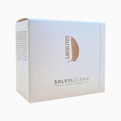 Lavylites Solvyl Clean (20 x 10 ml Sachets) | Hautpflegendes Shower Gel - Für die beanspruchte Haut - Reich an pflanzlichen Inhaltsstoffen