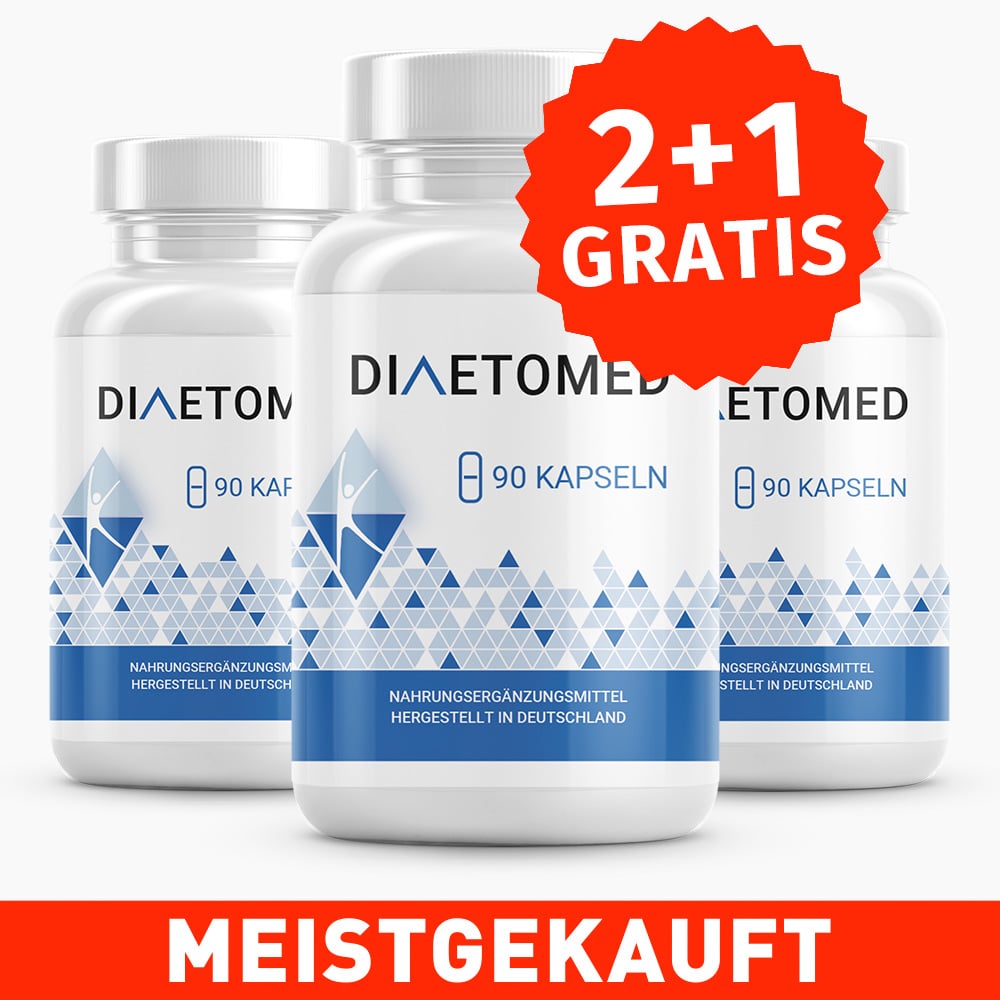 Diaetomed Kapseln 2+1 GRATIS - Für Fettverbrennung & Stoffwechsel