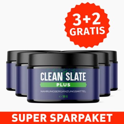 CLEAN SLATE PLUS (50 g) 3+2 GRATIS - Nutzt viele Zutaten aus der Natur