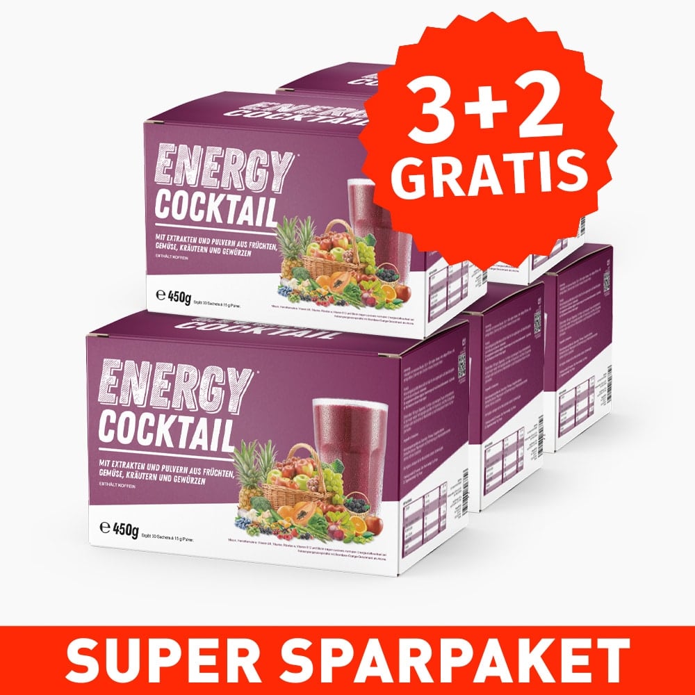 ENERGY COCKTAIL (30 Portionsbeutel) 3+2 GRATIS – baaboo –