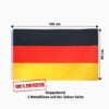 Deutschland Flagge Premium Qualität