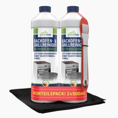 greenrock Backofen- & Grillreiniger Set kraftvoller Reiniger