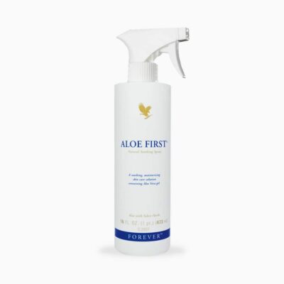 FOREVER Aloe First (473 ml) | Feuchtigkeitsspendendes Spray mit Aloe Vera - Beruhigt & pflegt gereizte Haut - Zusätzlich u.a. mit Kamille & Bienenpropolis