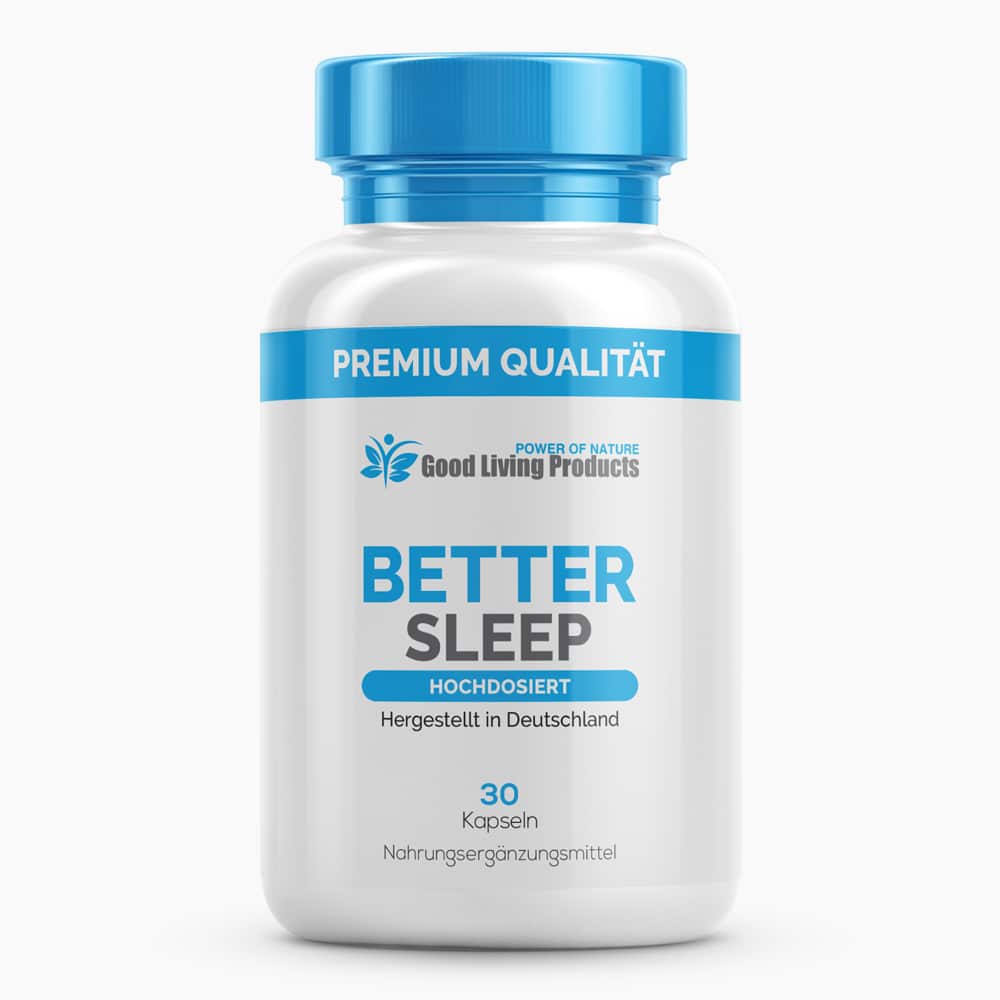 BetterSleep – Gamma Amino Buttersäure wird auch als natürliches Anti-Stress-Mittel bezeichnet.
