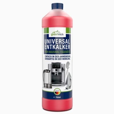 greenrock Universalentkalker (750 ml) | Kalklöser für extra gründliche Reinigung - Für alle Oberflächen, Marken & Geräte geeignet - Made in Germany