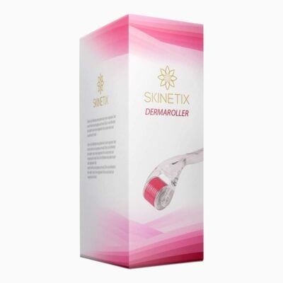 SKINETIX Dermaroller | Microneedling für ein optimiertes Hautbild | Bei Fältchen, Cellulite und Narben | stimuliert Regeneration | Nadelroller mit 540 Mikro-Nadeln (0,3 mm)