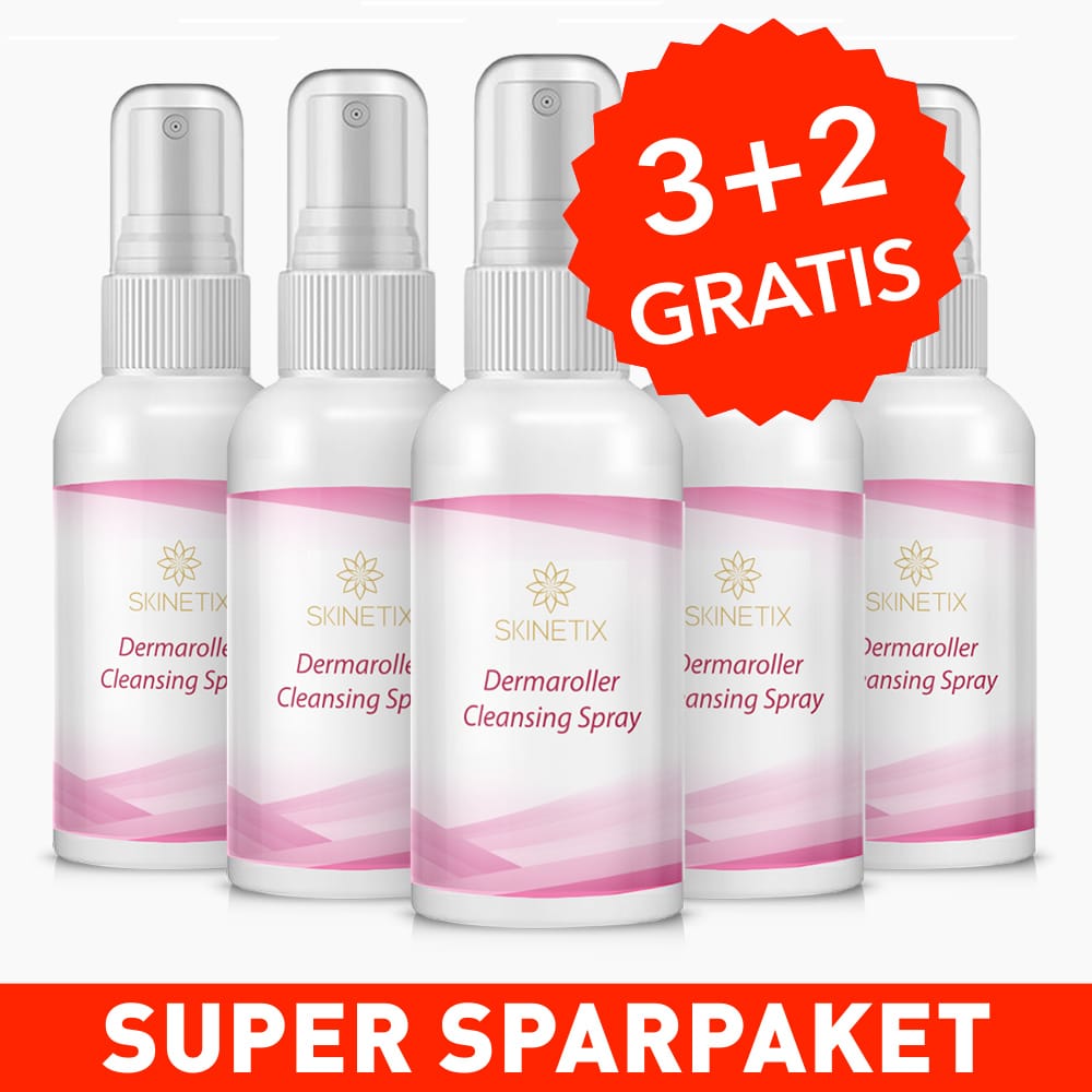 Skinetix Dermaroller Cleansing Spray 3+2 GRATIS