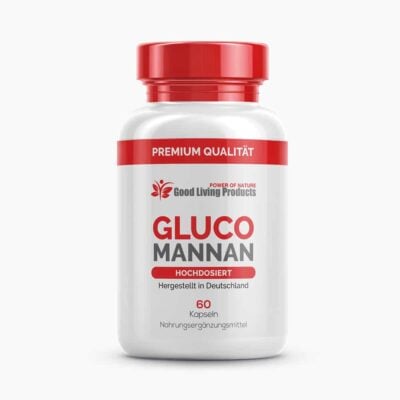 Glucomannan – Wichtige Inhaltsstoffe: Glucomannan, Maltodextrin.