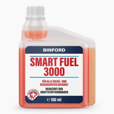 BINFORD SMART FUEL 3000 (100 ml) | Kraftstoffverbrauch reduzieren - Bares Geld sparen - Für PKW, LKW, Boote uvm. geeignet - Sicher für Fahrzeug & Motor