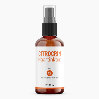 CITROCRIN HAARTINKTUR (100 ml) | Für gepflegtes & starkes Haar - Mit 12 Pflanzenextrakten - Mandarinenduft