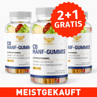 CB Hanf Gummis (60 Stück) 2+1 GRATIS - Versetzt mit hochwertigen Terpene-Extrakt