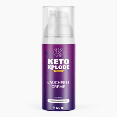 KetoXplode Bauchfett Creme (120 ml) | Für straffe & glatte Haut – Pflegt, versorgt & schützt – Ohne Schadstoffe