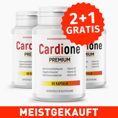 Cardione Premium 2+1 GRATIS - Reich an natürliche Zutaten