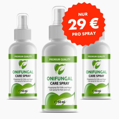 ONIFUNGAL Care Spray (50 ml) 3 Stück - Pflegespray für Füße & Nägel