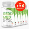 REDIXMED D-Tox (60 Kapseln) 6 Stück - Leichte Einnahme & Dosierung
