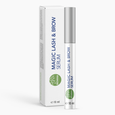 BIOVANA Magic Lash & Brow Serum (10 ml) | Pflegendes & stärkendes Serum - Für schöne Wimpern & Augenbrauen - Ohne synth. Hormone