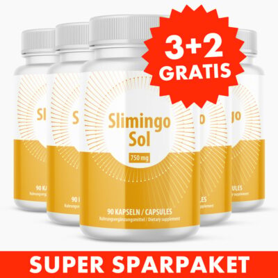 Slimingo Sol (90 Kapseln) 3+2 GRATIS - Mit Garcinia Cambogia Extrakt