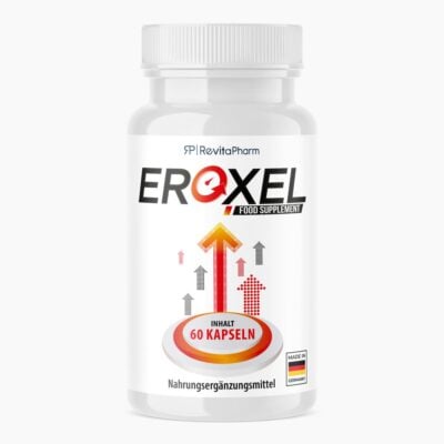 EROXEL (60 Kapseln) | Supplement für aktive Männer - Für mehr Power & Ausdauer - Mit Macapulver, L-Arginin, L-Citrullin & Zink - Neue Rezeptur