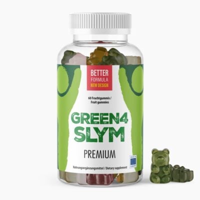 Original GREEN4 SLYM (60 St.) | Unterstützt bei deinen Abnehmzielen - Mit natürlichen Extrakten - Im 1-Monatsvorrat