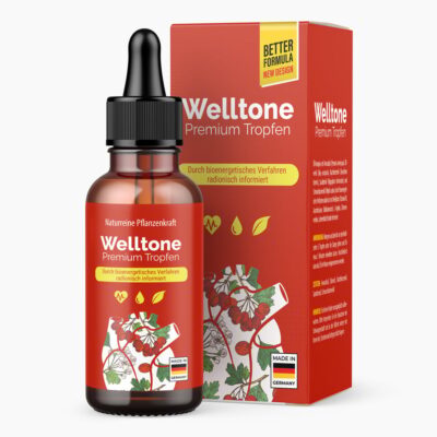 Welltone Tropfen (30 ml) | Der Original Bestseller zum Top Preis – Mit innovativer Formel - Reich an natürlichen Zutaten