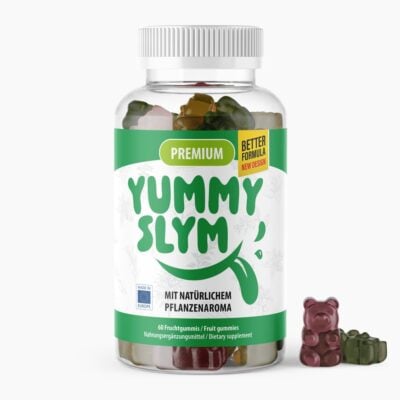 Original YUMMY SLYM (60 St.) | Keto-Booster in Fruchtgummi Form - Für deine Fettverbrennung – Monatlicher Vorrat