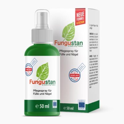 Fungustan Spray (50 ml) | Pflegespray für Füße & Nägel - Unterstützt mit natürlichen Pflegestoffen - Dermatologisch getestet