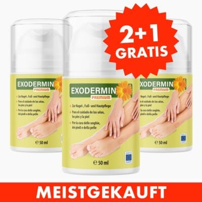 Exodermin-Premium 2+1 GRATIS - Für gepflegte und schöne Füße