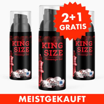 KingSize Gel V2 (100 ml) 2+1 GRATIS - Anwendung geeignet bei sexuellen Aktivitäten