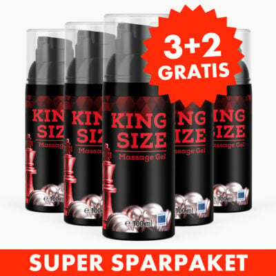 KingSize Gel V2 (100 ml) 3+2 GRATIS - Für ein aufregenderes Liebesleben