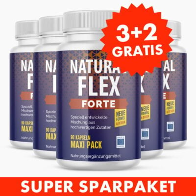 NATURAL FLEX FORTE (90 Kapseln) 3+2 GRATIS - Reich an natürlichen Inhaltsstoffen