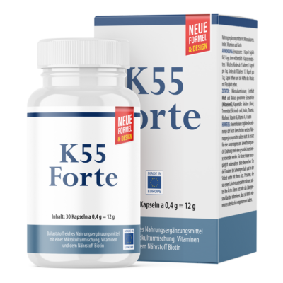 K55 Forte (30 Kapseln) - Für eine ausgewogene Darmflora