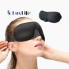LuxLife Schlafmaske - Mit großzügigen 3D-Design