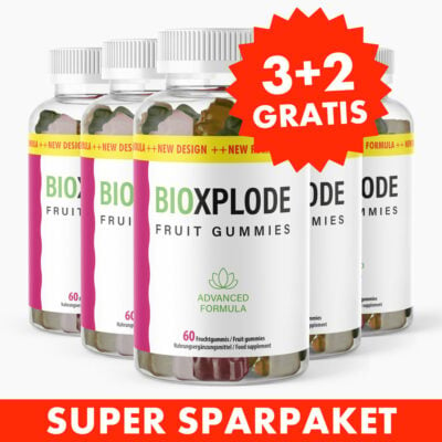 Bioxplode Fruchtgummis (60 St.) 3+2 GRATIS - Ideal für eine geplante Diät
