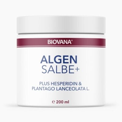 BIOVANA Algensalbe Plus (200 ml) | Bei müden & geschwollenen Beinen - Für ein gutes Hautgefühl - Für alle Hauttypen