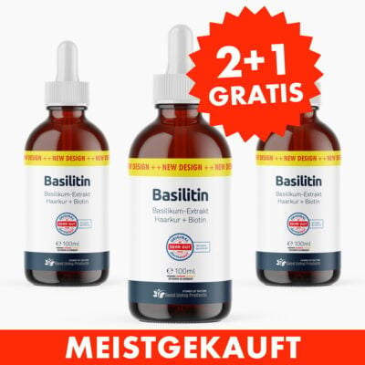 Basilitin - Basilikum-Extrakt Haarkur (100 ml) 2+1 GRATIS