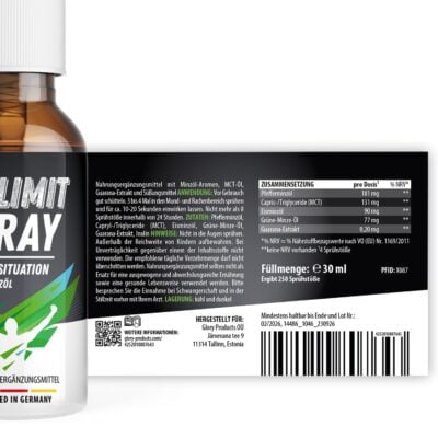 Original NO LIMIT SPRAY (30 ml) – Etikett