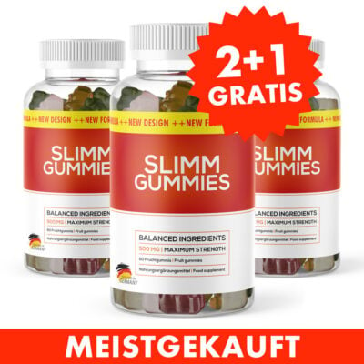 Original Slimm Gummies (60 St.) 2+1 GRATIS – Für die geplante Gewichtsreduktion